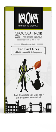 Chocolat Noir Thé Earl Grey Gamme Gourmet KAOKA