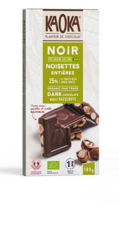 Noir 66% Noisettes Entières